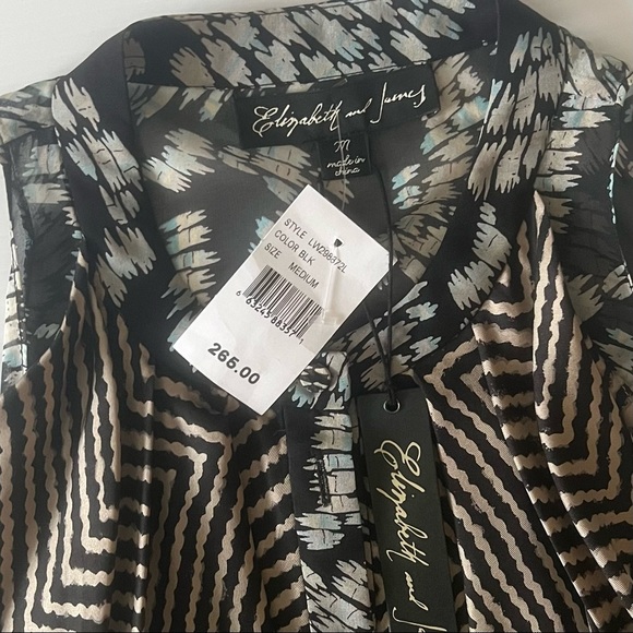 Elizabeth and James Bordered Scarlet Blouse - Picture 5 of 6